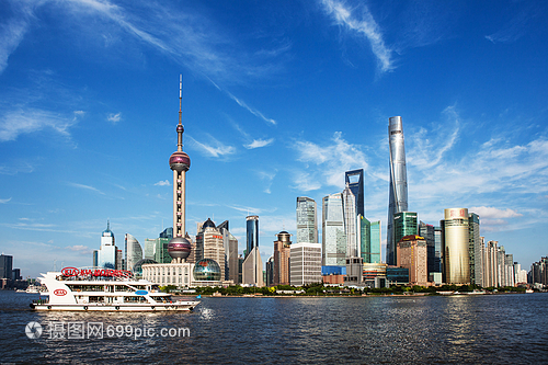 上海外灘眺望東方明珠